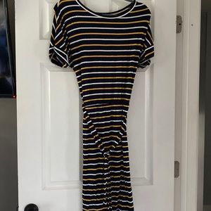 Banana republic stripped dress